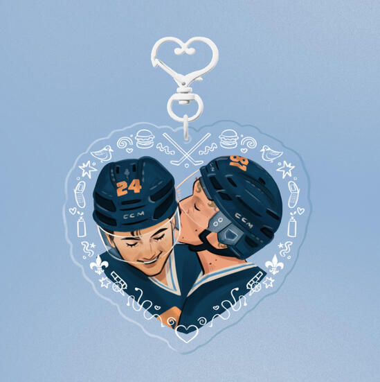 Heated Rivalry charm Heated Rivalry charm