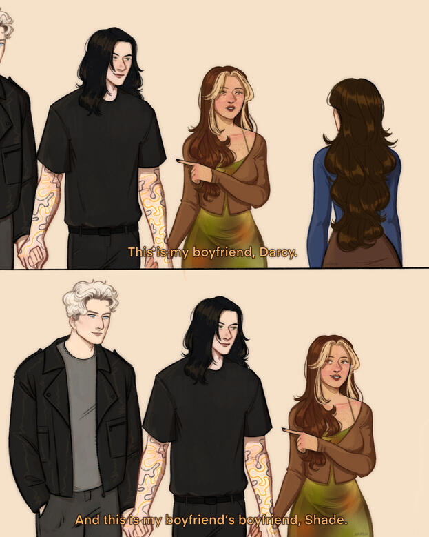 Commissioned artwork for the author L. L. Campbell