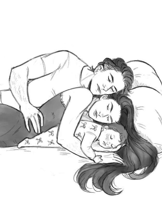 Commissioned artwork for the author Noor Sasha