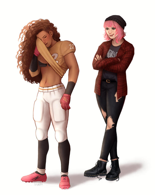 Commissioned artwork for the author Phoenix Kathryn