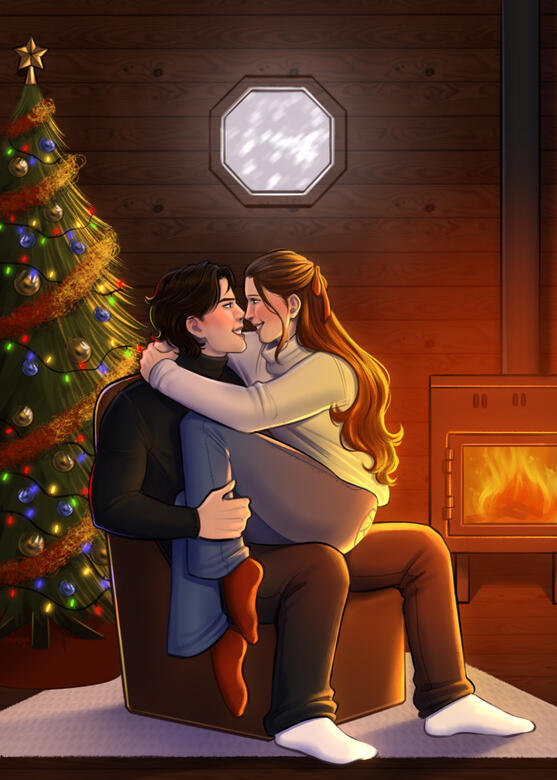 Commissioned artwork for author Gracie Drew