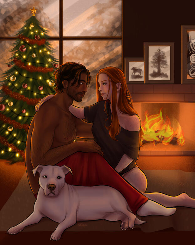 Commissioned artwork by author L. L. Campbell