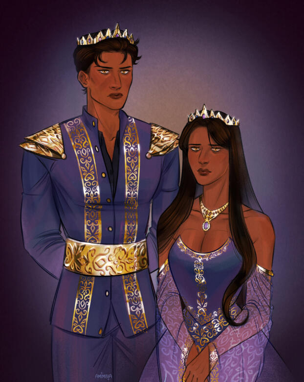 Fan artwork for the book "Fate of the Five" by Niamh Rose