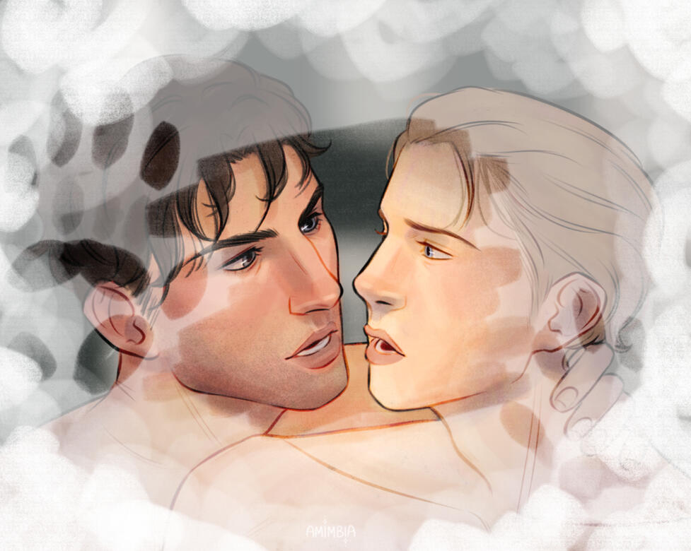 Fan artwork for Kiss The Villain by Rina Kent