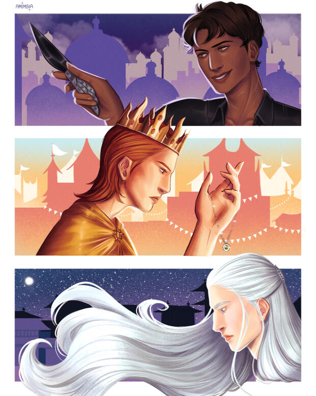 Fan artwork for the book "Fate of the Five" by Niamh Rose