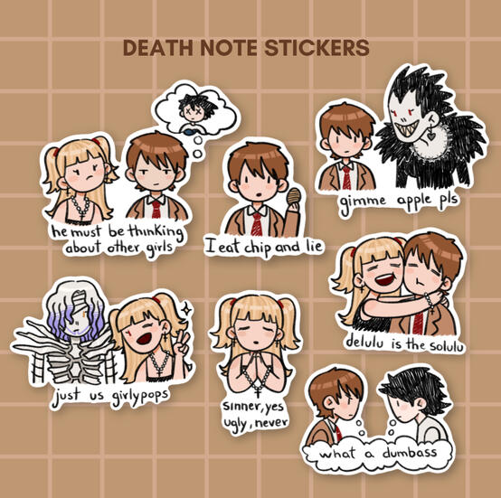 Death Note stickers Death Note stickers